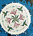 Click for more details of A Charm Of Hummingbirds - Georgian Pinwheel (cross stitch) by Mojo Stitches