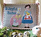 Click for more details of A Joyful Easter (cross stitch) by Lilli Violette