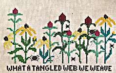 Click for more details of A Tangled Web (cross stitch) by Petal Pusher