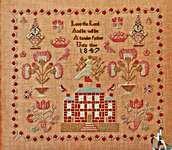 Click for more details of A Tender Father - 1847 (cross stitch) by 1897 Schoolhouse Samplers