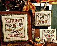 Click for more details of Autumn Blooms (cross stitch) by ScissorTail Designs