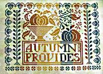 Click for more details of Autumn Provides (cross stitch) by Summer House Stitche Workes