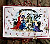 Click for more details of Bethlehem Advent Calendar (cross stitch) by Permin of Copenhagen