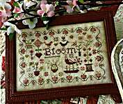 Click for more details of Bloom (cross stitch) by Pansy Patch Quilts and Stitchery