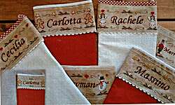 Click for more details of Calze De Natale (Christmas Stockings) (cross stitch) by Serenita di Campagna