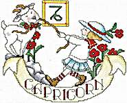 Click for more details of Capricorn (cross stitch) by Imaginating