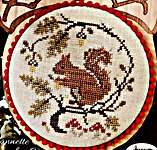 Click for more details of Chubby Squirrel (cross stitch) by Jeannette Douglas