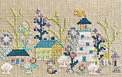 Click for more details of Coastal Fairy Village (cross stitch) by Petal Pusher