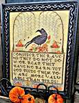 Click for more details of Consider The Ravens (cross stitch) by Quaint Rose Needlearts