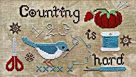 Click for more details of Counting Is Hard (cross stitch) by Luminous Fiber Arts