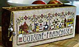 Click for more details of Cuisine Francaise (French Kitchen) (cross stitch) by Hands On Design