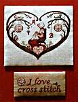 Click for more details of Cuori I Love Cross Stitch (cross stitch) by Serenita di Campagna