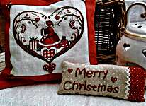 Click for more details of Cuori Merry Christmas (Merry Christmas Heart) (cross stitch) by Serenita di Campagna