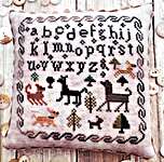 Click for more details of Dog Days Sampler (cross stitch) by Lucy Beam