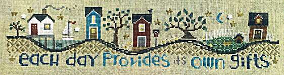 Click for more details of Each Day Row (cross stitch) by Bent Creek