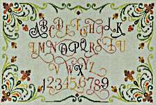 Click for more details of Elphabet Elegance (cross stitch) by Glendon Place