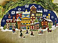 Click for more details of Fiocchi Di Neve In Una Notte D'inverno (Snowflakes on a Winter Night) (cross stitch) by Lilli Violette