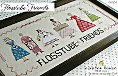 Click for more details of Flosstube Friends (cross stitch) by October House