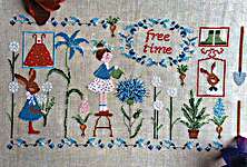 Click for more details of Free Time (cross stitch) by Lilli Violette