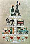 Click for more details of French Tier (cross stitch) by Erin Elizabeth Designs