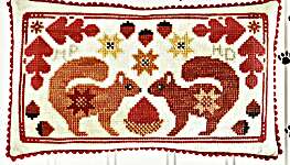 Click for more details of Friendship Series - Stashing Squirrels (cross stitch) by Luminous Fiber Arts