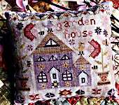 Click for more details of Garden House (cross stitch) by Pansy Patch Quilts and Stitchery