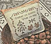 Click for more details of Gather Ye Acorns (cross stitch) by The Nebby Needle