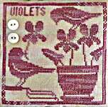 Click for more details of Gathering Violets (cross stitch) by Luminous Fiber Arts