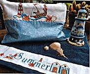 Click for more details of Gita In Barca (Boat Trip) (cross stitch) by Serenita di Campagna