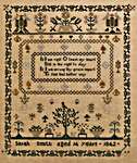 Click for more details of Go Tell It To The Bees 1842 (cross stitch) by 1897 Schoolhouse Samplers