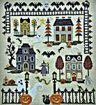 Click for more details of Halloween Court (cross stitch) by Waxing Moon Designs