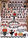 Click for more details of Halloween Sampler (cross stitch) by Cuore e Batticuore