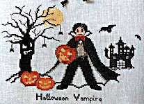 Click for more details of Halloween Vampire (cross stitch) by Serenita di Campagna