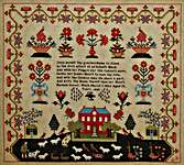 Click for more details of Hannah Green 1826 (cross stitch) by Hands Across the Sea Samplers