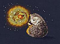 Click for more details of Hedgehog's Night Light (cross stitch) by Panna