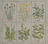 Click for more details of Herb Sampler (cross stitch) by Permin of Copenhagen