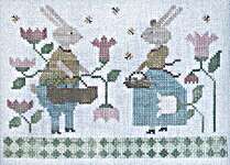 Click for more details of Histoire De Lapins (cross stitch) by Tralala