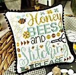 Click for more details of Honey Bees & Stitching Please (cross stitch) by Primrose Cottage Stitches