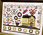 Click for more details of House On Kiwi Hill (cross stitch) by Blueberry Ridge