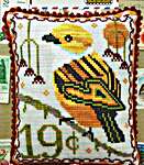 Click for more details of June - Silver Throated Tanager (cross stitch) by Lindy Stitches