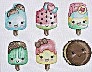 Click for more details of Kawaii Lollipops (cross stitch) by Les Petites Croix de Lucie