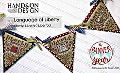 Click for more details of Language Of Liberty (cross stitch) by Hands On Design