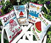 Click for more details of Life's a Beach (cross stitch) by Pickle Barrel Designs