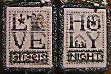 Click for more details of Love Angels/Holy Night (cross stitch) by Hinzeit