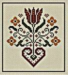 Click for more details of Love In Bloom (cross stitch) by Happiness is Heart Made