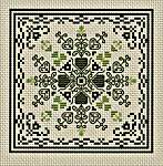 Click for more details of March Hearts Square (cross stitch) by Happiness is Heart Made