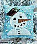 Click for more details of Merry Snowman (cross stitch) by Lucy Beam