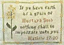 Click for more details of Mustard Seed (cross stitch) by The Nebby Needle