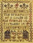 Click for more details of My Friend's House (cross stitch) by Blackbird Designs