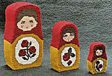 Click for more details of Nesting Dolls (cross stitch) by Works by ABC